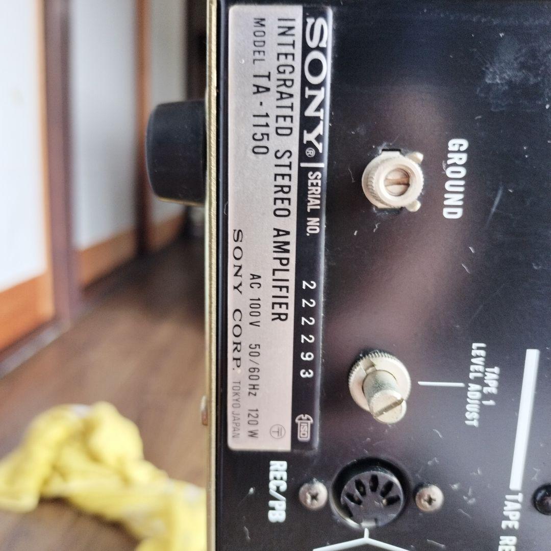 SONY TA−1150あちアンプ シルバー