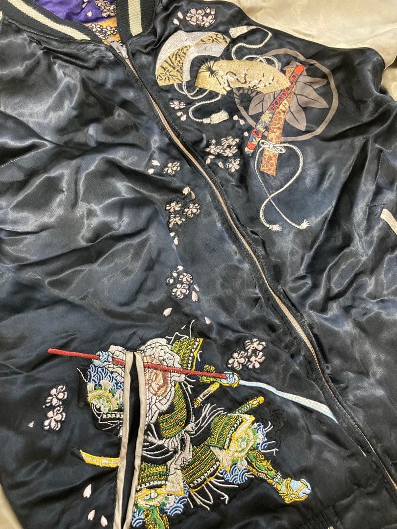 源平記 雅結 スカジャン スーベニアジャケット リバーシブル 82523320