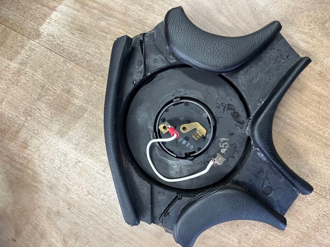 momo オリンピック3 36.5π レザーマホガニーウッドコンビ絶版品