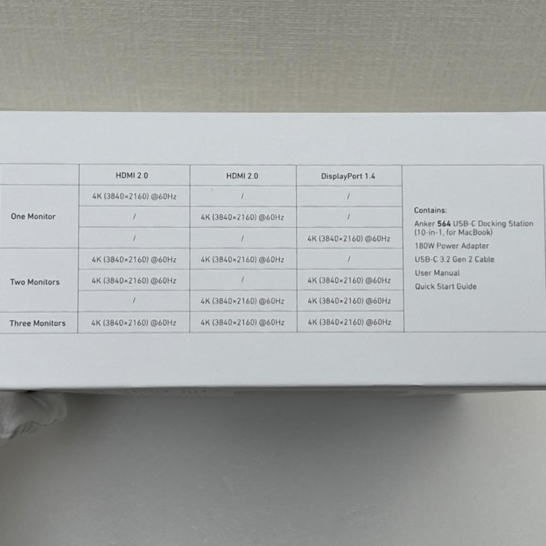 【美品】Anker 564ドッキングステーション for MacBook