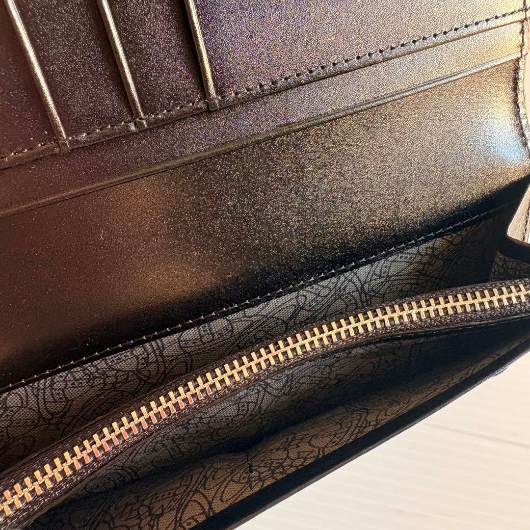 VivienneWestwood ヴィヴィアンウエストウッド 長財布 牛革 黒