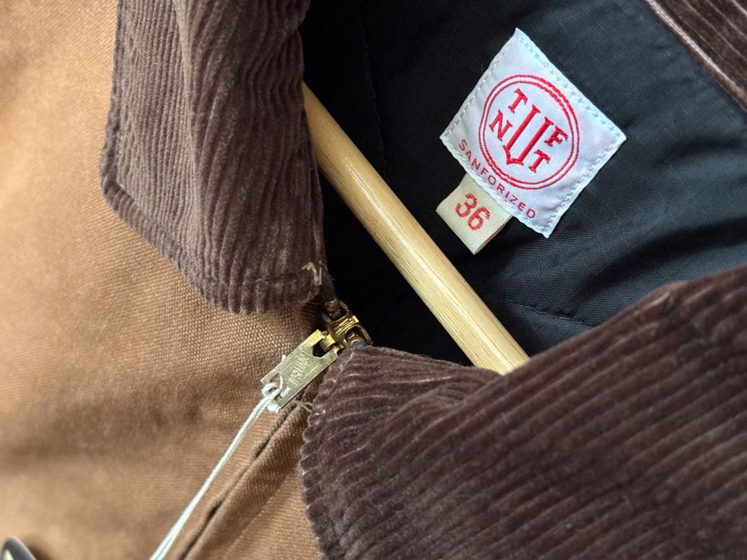 新作　TUF-NUT タフナッツ コットンダック ワークジャケットSサイズ　東洋