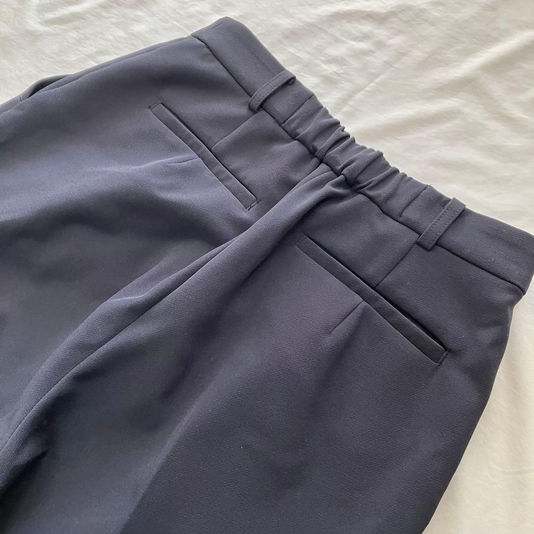 セットアップスーツ✨ナチュラルビューティーベーシック　ストレッチ　紺　上下S