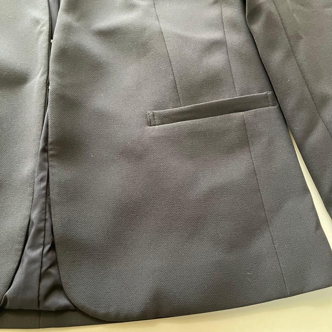 セットアップスーツ✨ナチュラルビューティーベーシック　ストレッチ　紺　上下S