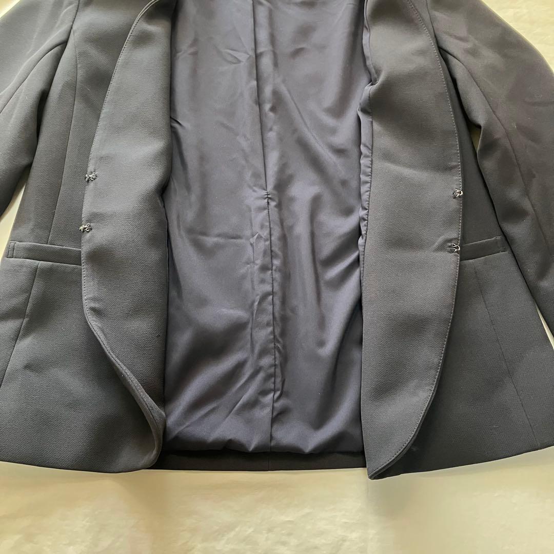 セットアップスーツ✨ナチュラルビューティーベーシック　ストレッチ　紺　上下S