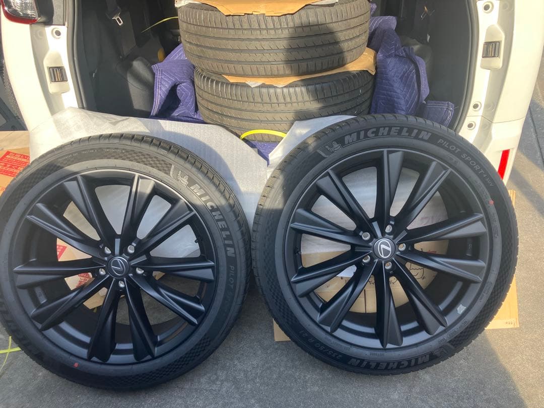 レクサス rx500hミシュラン パイロットスポーツ 純正21インチ４本セット