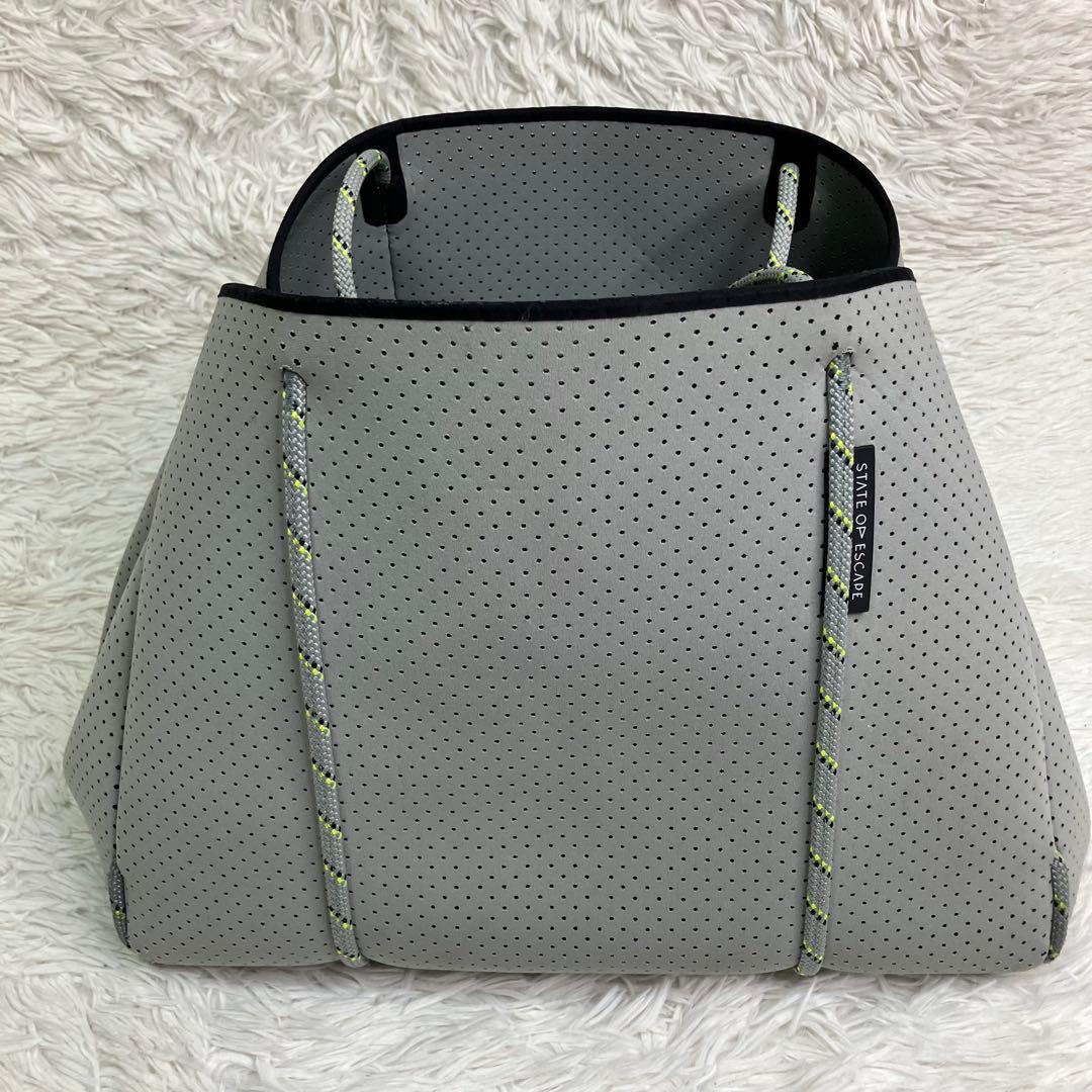 人気✨STATE OF ESCAPE トートバッグ　カーキ　マザーバッグ
