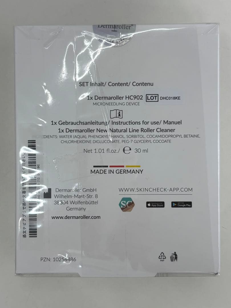 Dermaroller ダーマローラー HC902 クリーナーセット