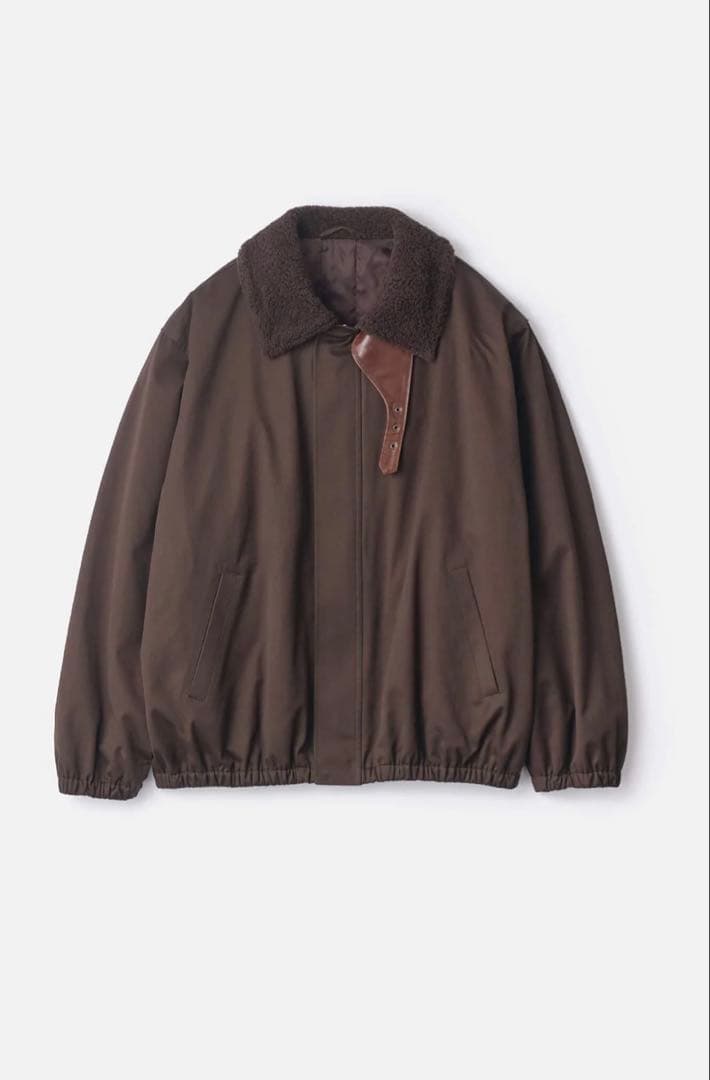 【ssstein】MOUTON COLLAR PADDED JACKET
