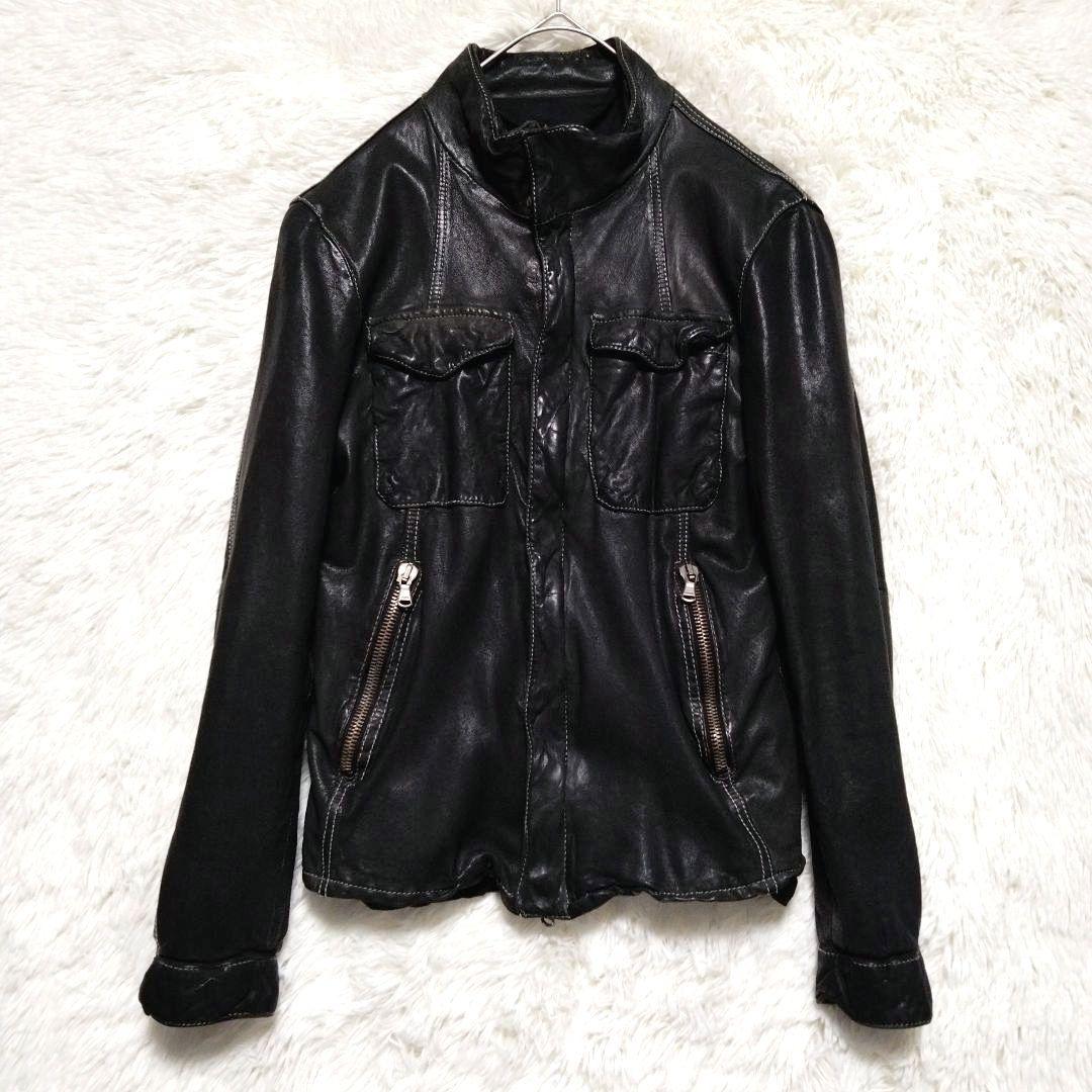 イタリア製　羊革　タトラス　TATRAS　LAT40.8　レザー　ジャケット