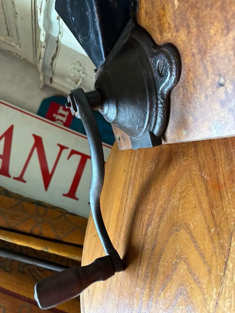 フランス　アンティーク コーヒー　ハーブ　ミル　グラインダー 1800年代　英国