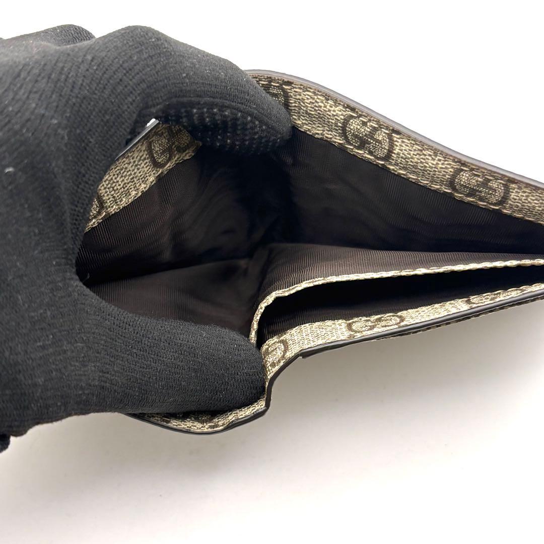 グッチ 二つ折り財布 マーモント GGスプリーム カードケース お札入れ