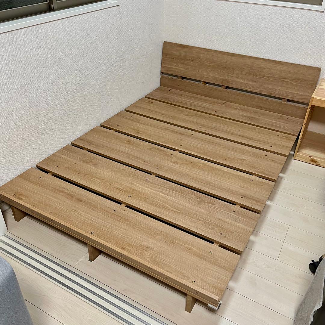 LOWYA セミダブルベッドフレーム