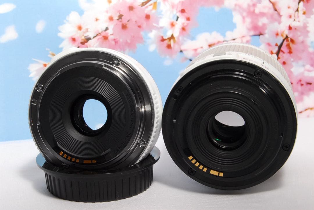 レンズ2本付き❤️Canon Kiss X7❤️ホワイト❤️ダブルレンズキット