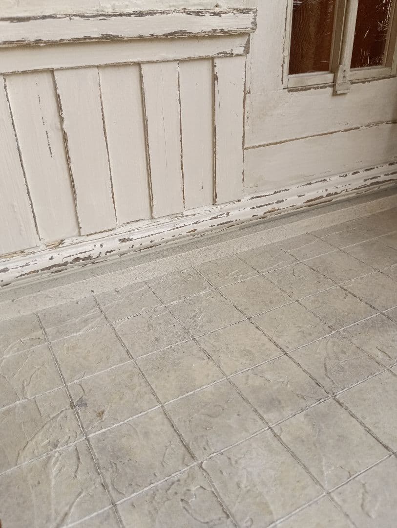 NO.100　木製 ドールハウス　背景ボード