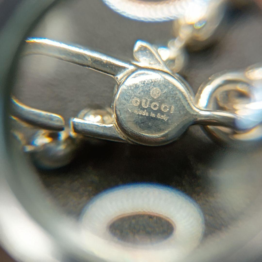 【美品】GUCCI ボールチェーン ネックレス 50cm ユニセックス S925