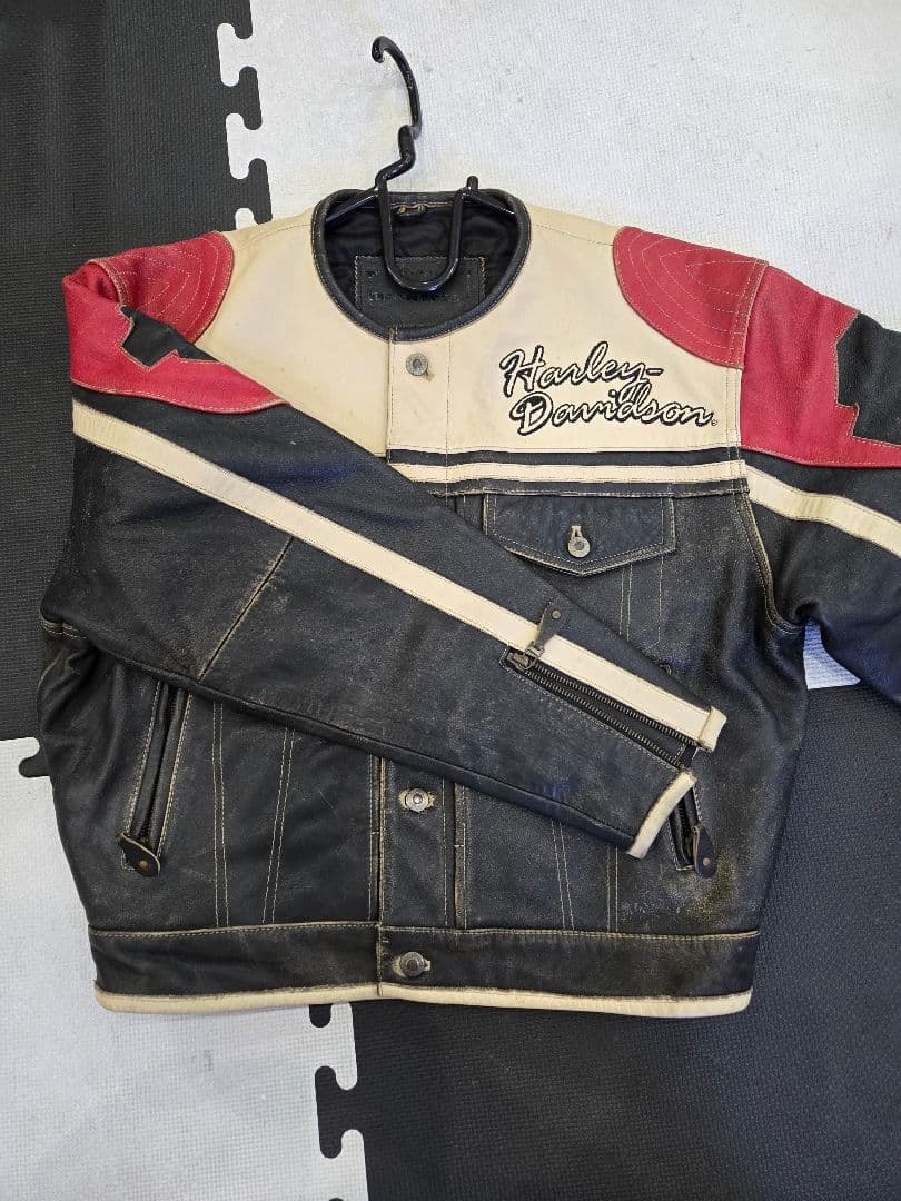 希少モデル　Harley Davidson レザーライダースジャケット