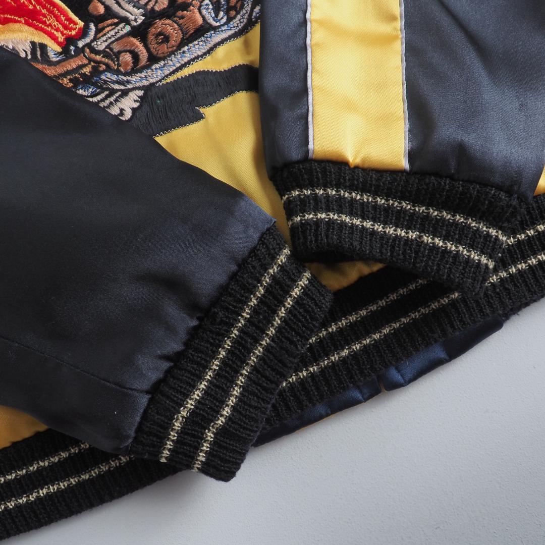 テーラー東洋　スカジャン　スーベニアジャケット　髑髏　鷹　リバーシブル　美品