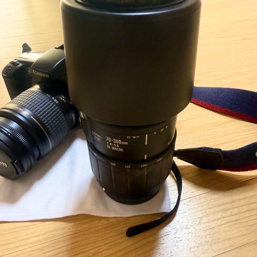 Canon EOS Kiss一眼レフフィルムカメラ とレンズセット