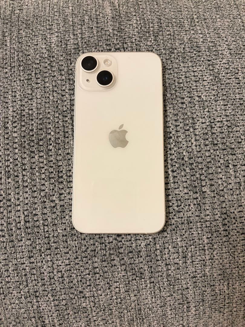 Apple iPhone 14 ホワイト 本体　充電コード、アダプター付