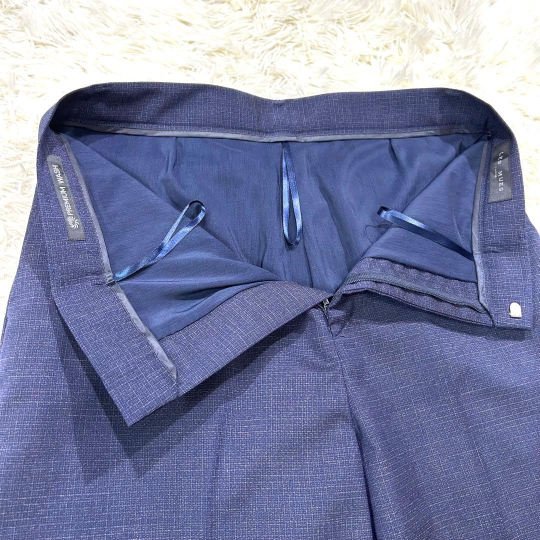 【未使用タグ付】アオキ 洗える♪クール仕様 キレイスーツ セット ネイビー XL