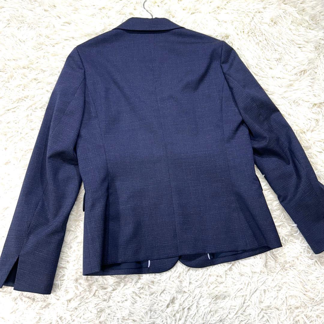 【未使用タグ付】アオキ 洗える♪クール仕様 キレイスーツ セット ネイビー XL