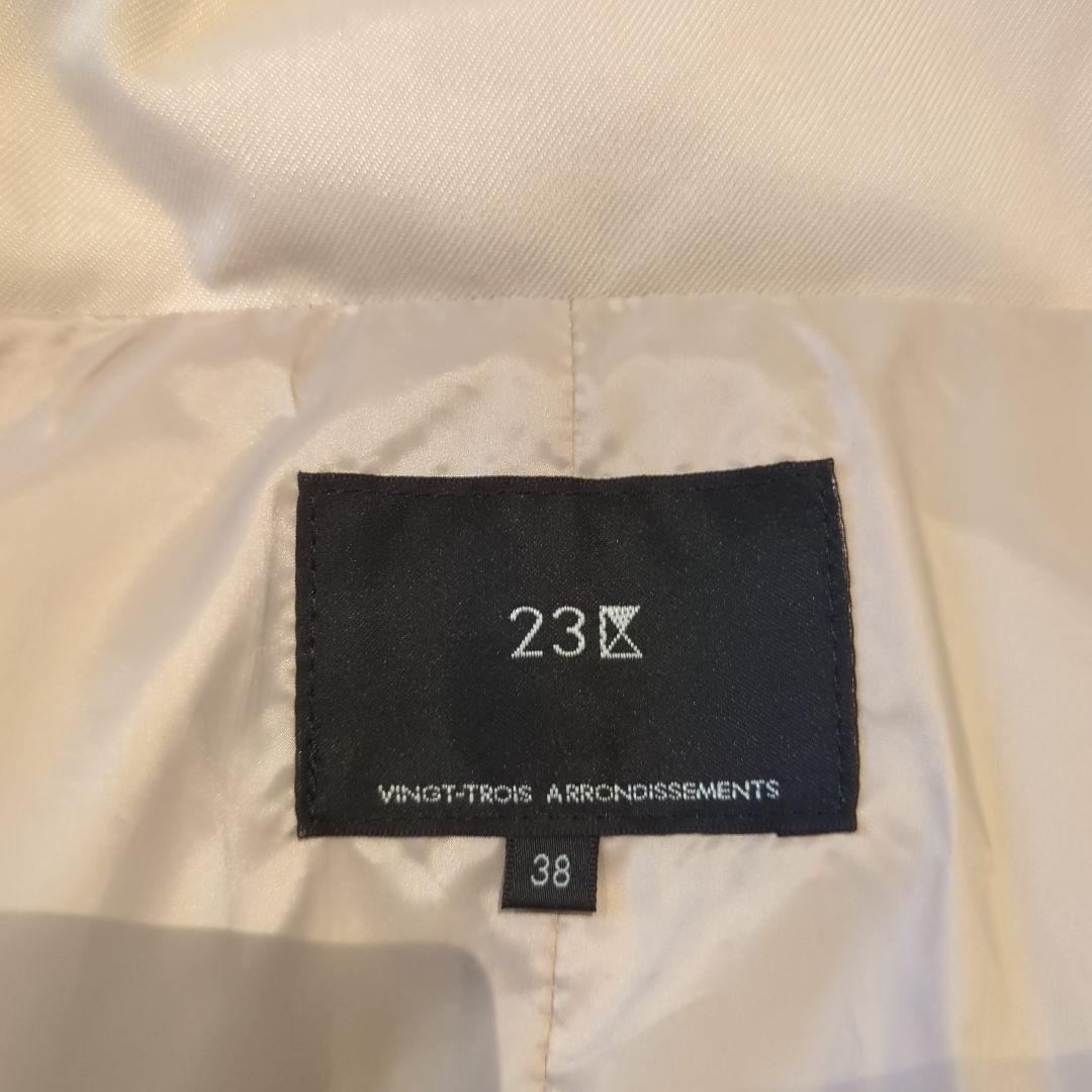 23区　ダウンジャケット　シレータフタコンパクトダウンコート　38