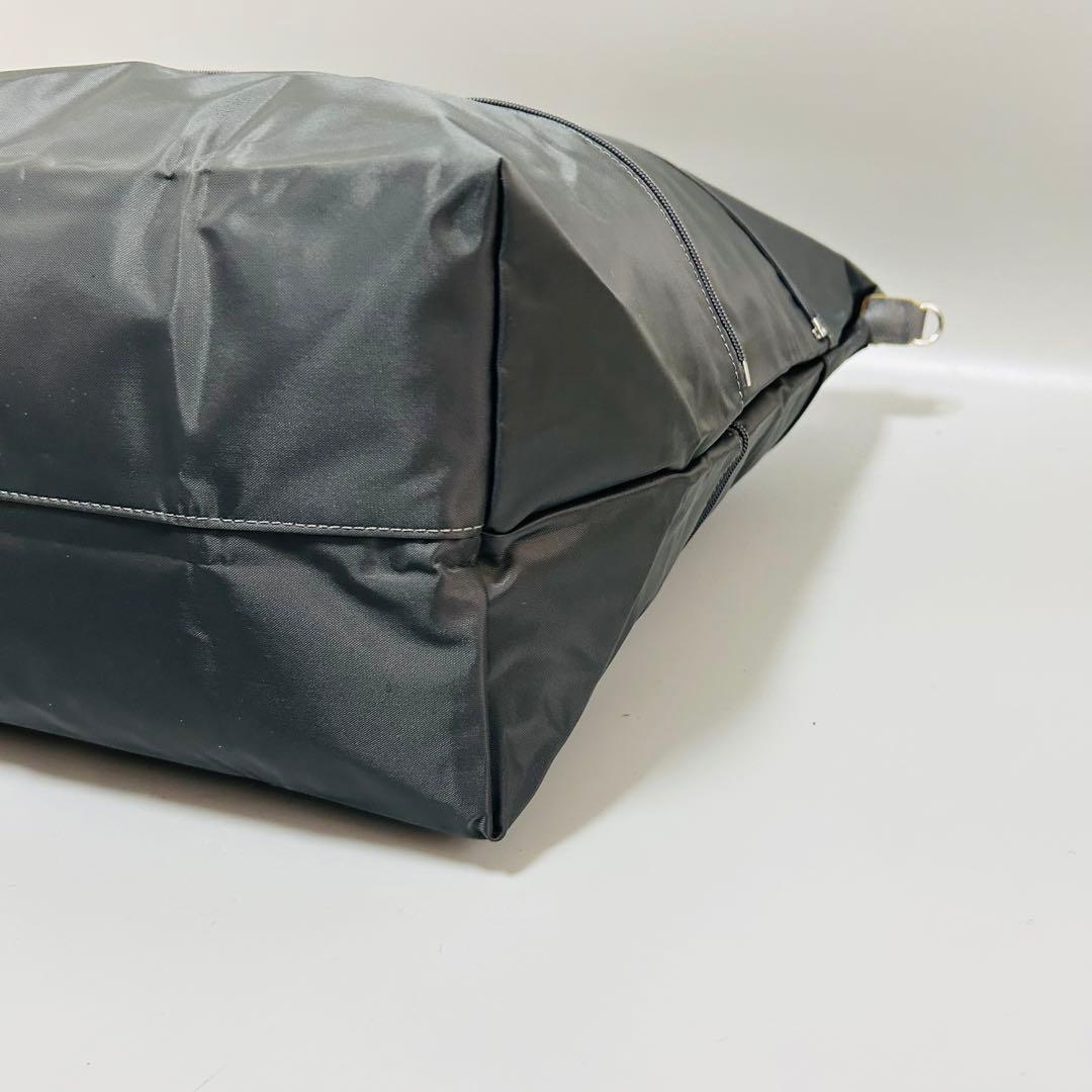 新品 ロンシャン ボストンバッグ ル・プリアージュ クラブ グレー 2way