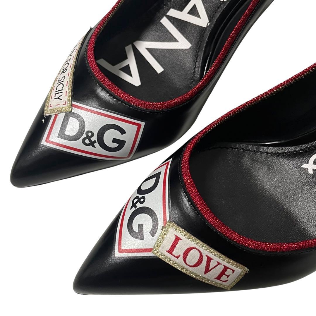 希少 ドルチェアンドガッバーナ L'AMORE e BELLEZZA パンプス