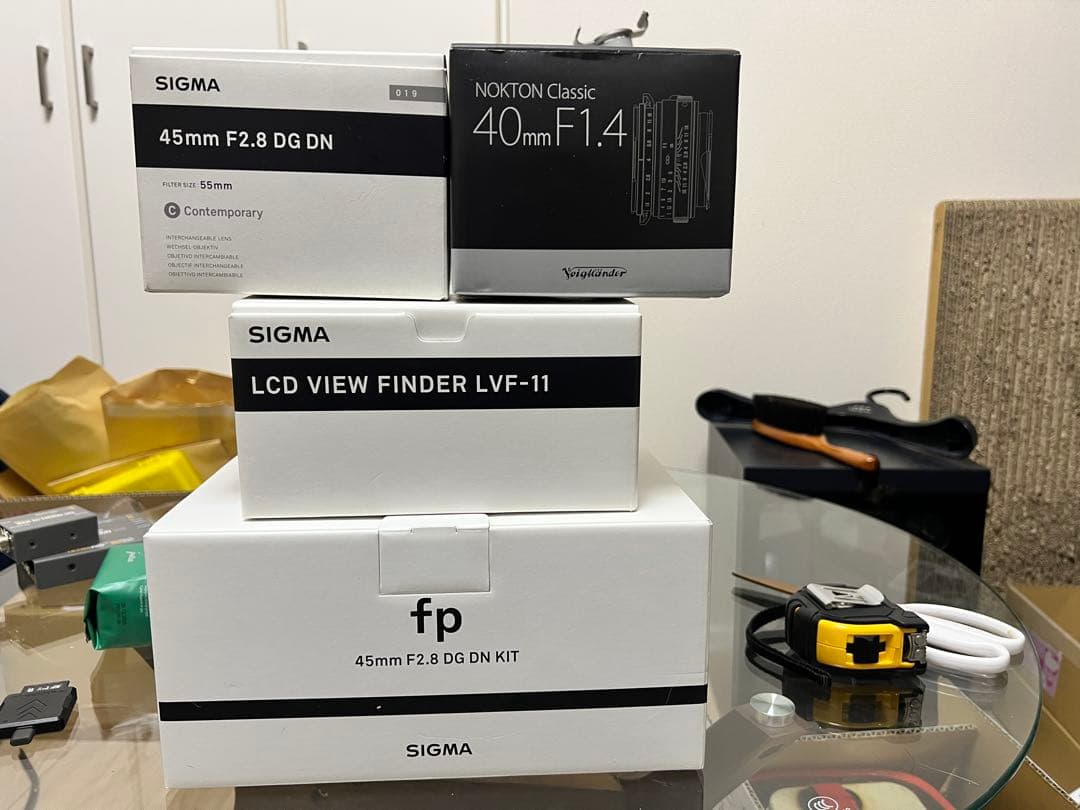 SIGMA fp 本体、キットレンズ、オールドレンズ、フィルター、防湿庫、セット