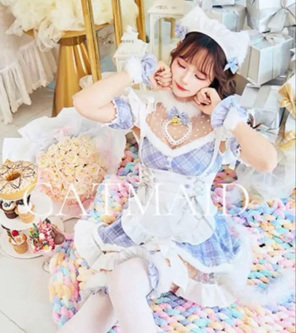 マリームーン/ヒロインチェックキャットメイド/コスプレ/Malymoon