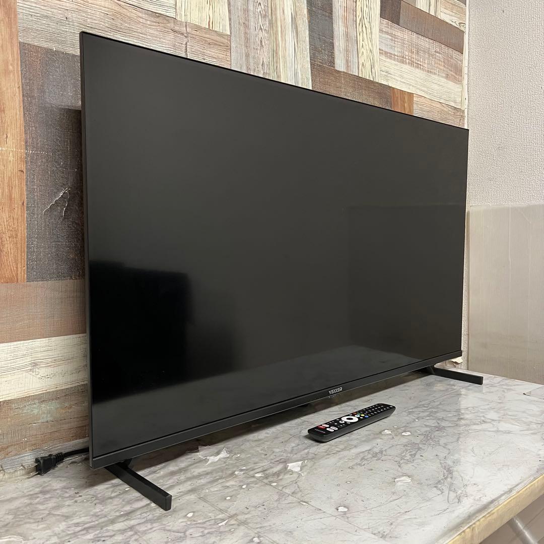 全国送料込❣️昨年購入VEZZER43型量子ドット4KチューナーレスTVアプリ可