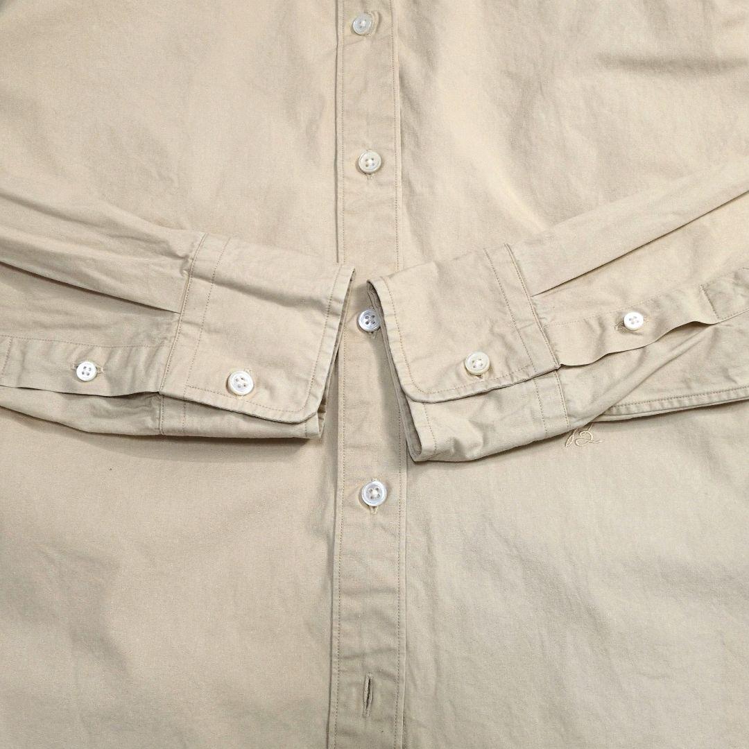 美品✨マディソンブルー マダムシャツ B刺繍 長袖 ベージュ 02