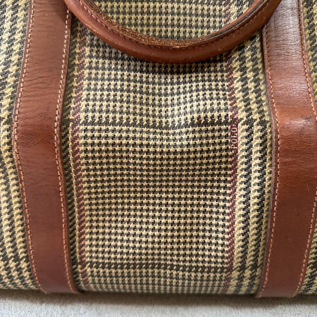 専用★60㎝　大容量　大きいサイズ　ラルフローレン　ボストンバッグ　千鳥格子