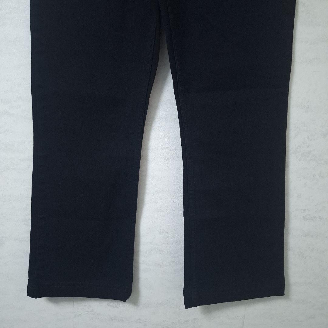 新品 エディットフォー ルル ハイウエスト ブラック ストレートデニム 美脚