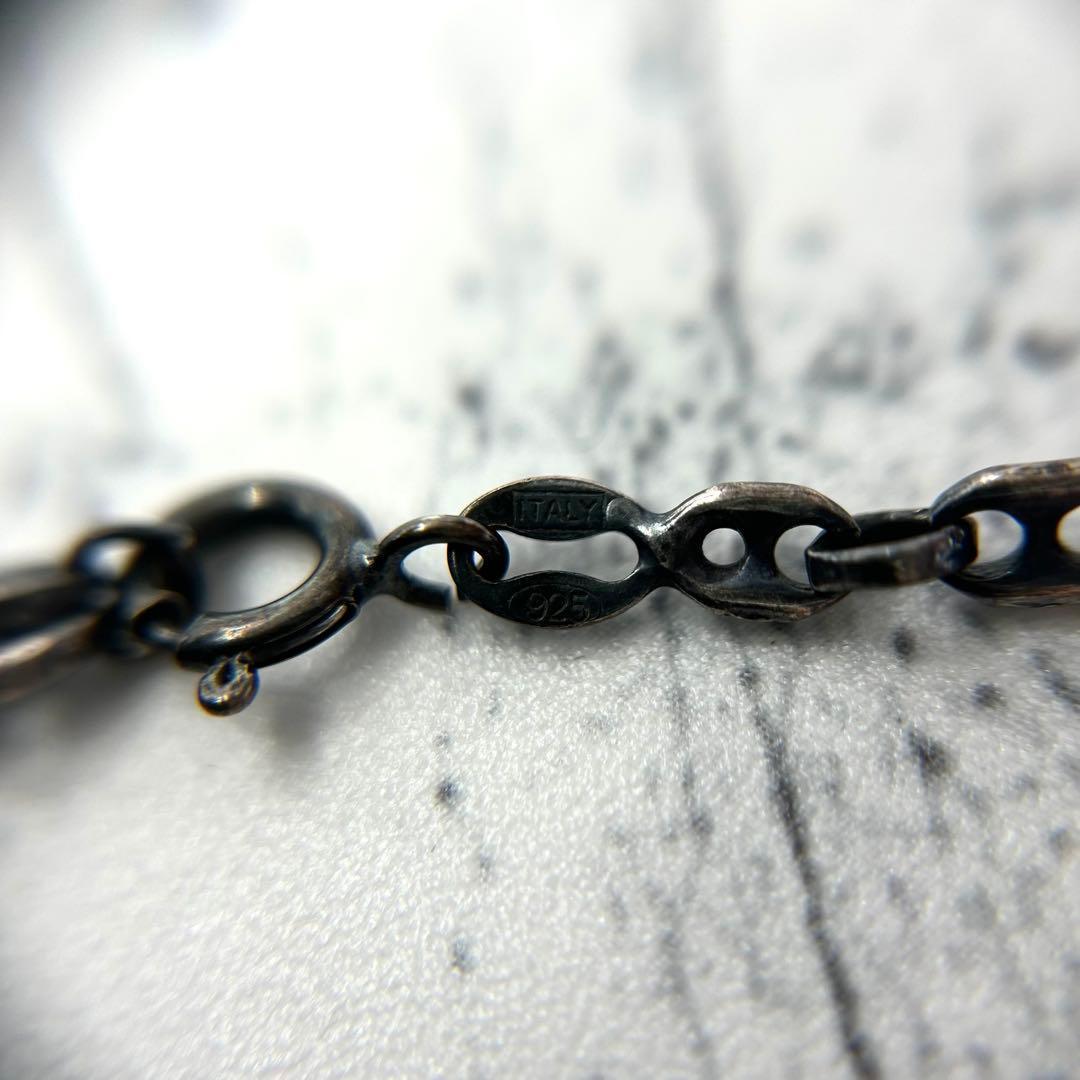 極美品✨ ロイヤルオーダー クラウン ネックレストップ ブラック チェーン