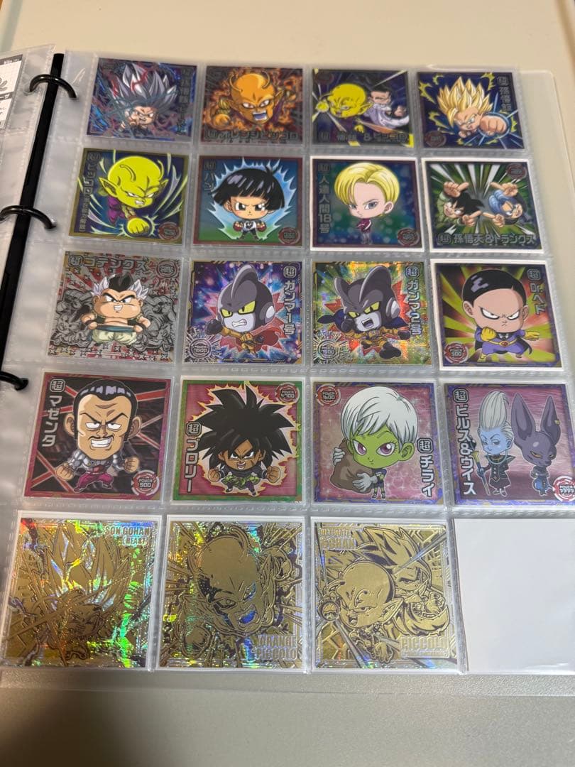 ドラゴンボール超戦士シールウエハース 超1.2.3.4.5.6.7.8.9コンプ