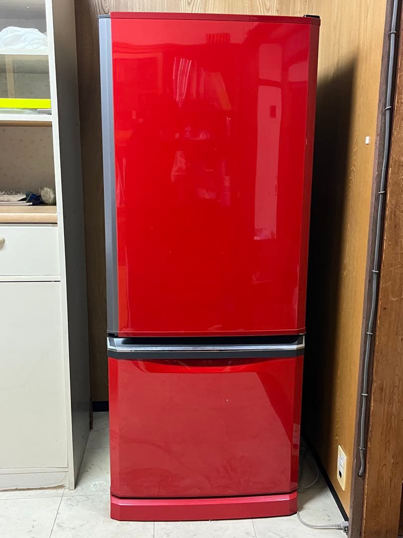 MITSUBISHI 三菱　ノンフロン冷凍冷蔵庫 MR-D30W-R 赤