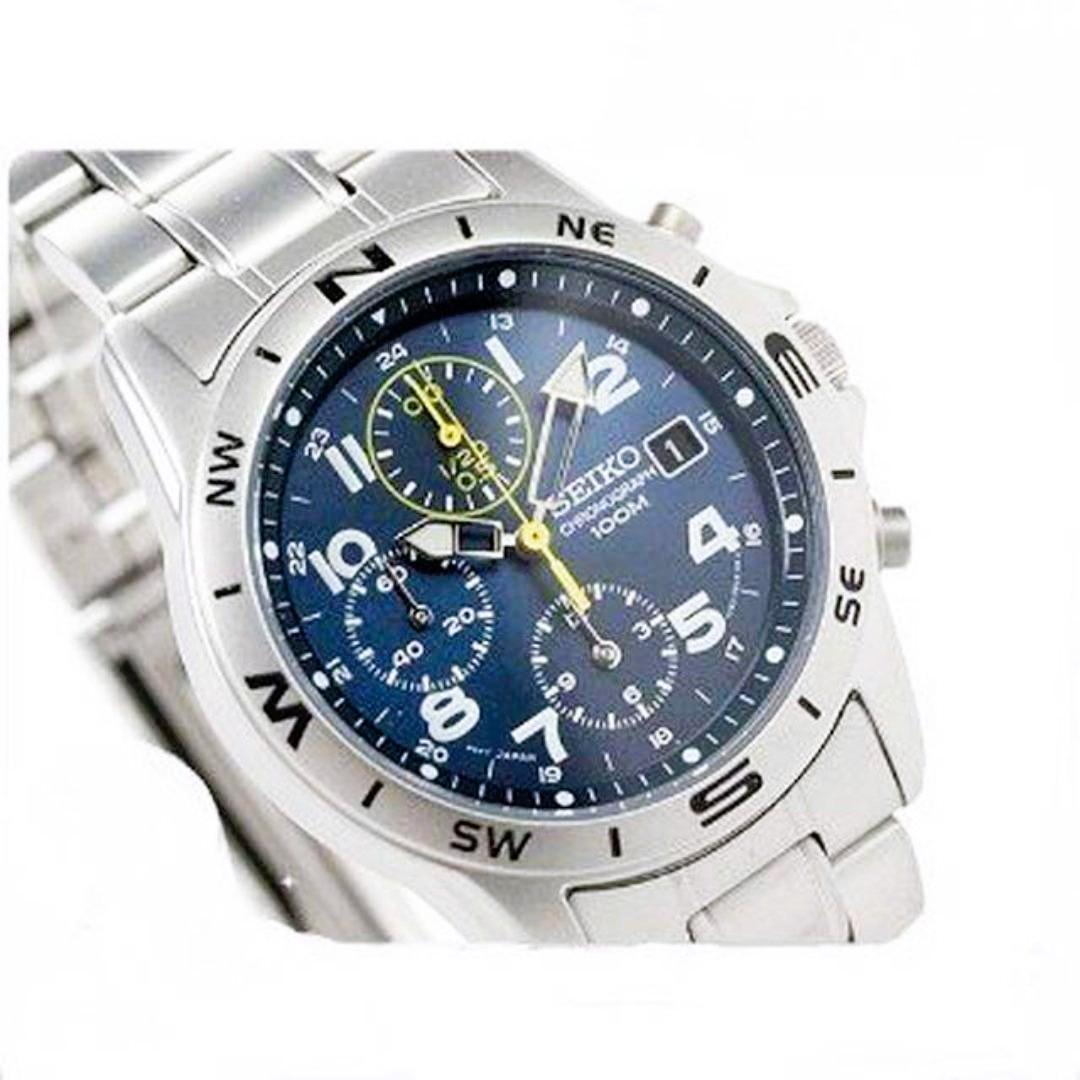 セイコー時計☆スポーティかつスタイリッシュ！！クロノグラフ☆メンズ
