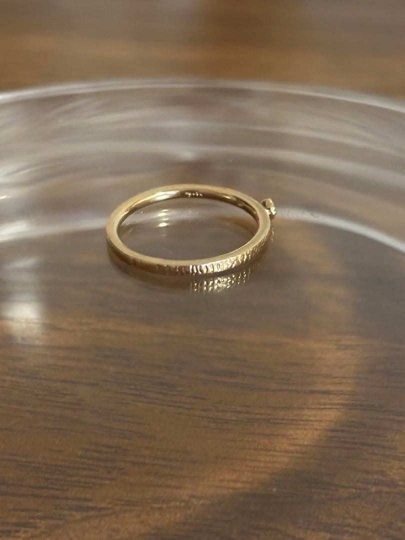 agete10Kゴールドリング、サイズ3