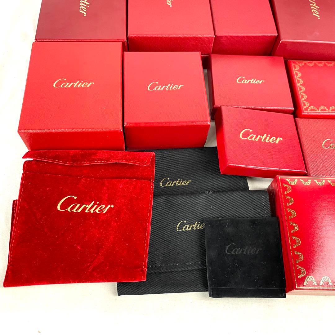 カルティエ 空箱 空き箱 ジュエリー リング ライター ケース 保存袋 27点