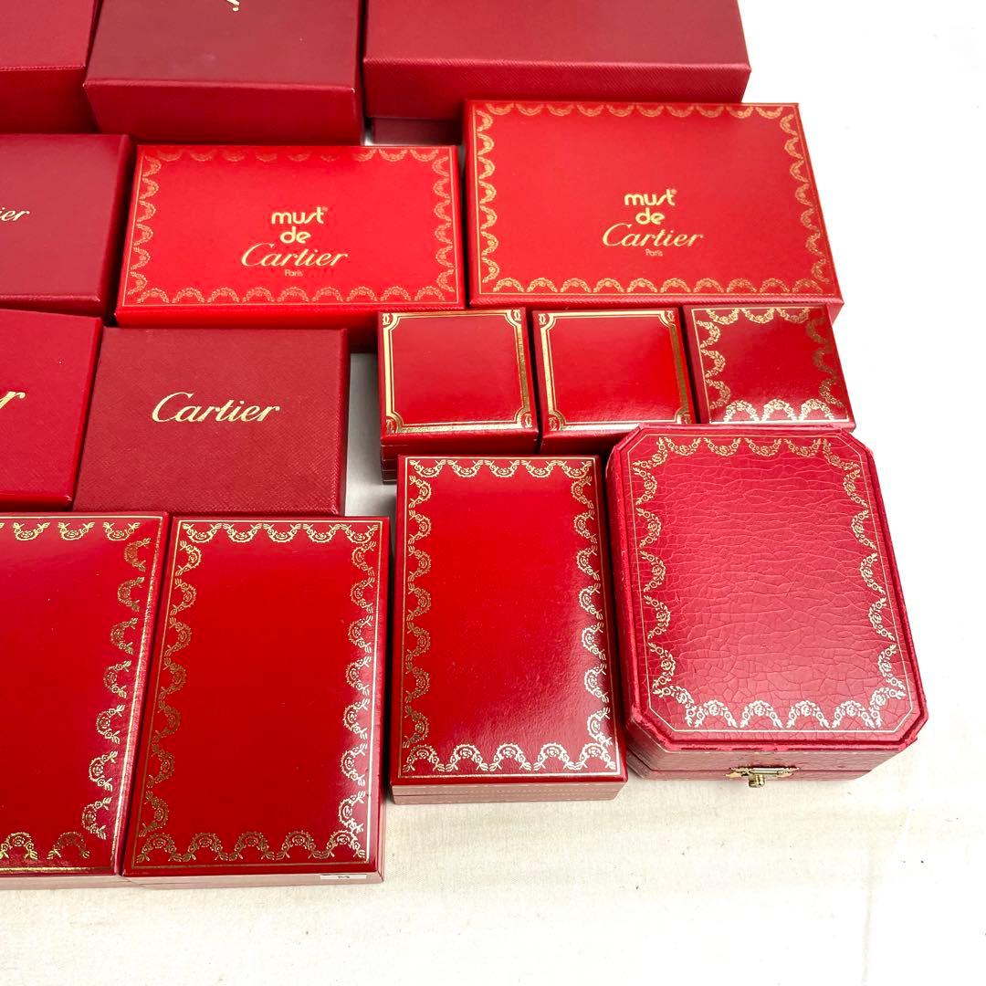カルティエ 空箱 空き箱 ジュエリー リング ライター ケース 保存袋 27点