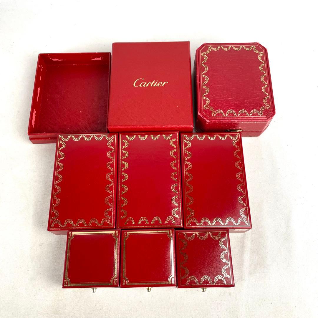 カルティエ 空箱 空き箱 ジュエリー リング ライター ケース 保存袋 27点