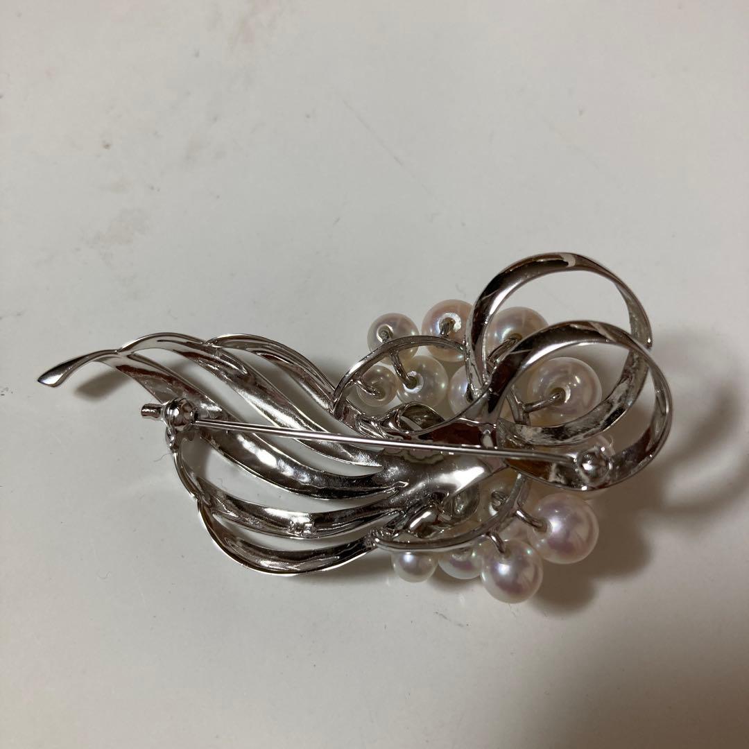 未使用品　田崎真珠　パールブローチ