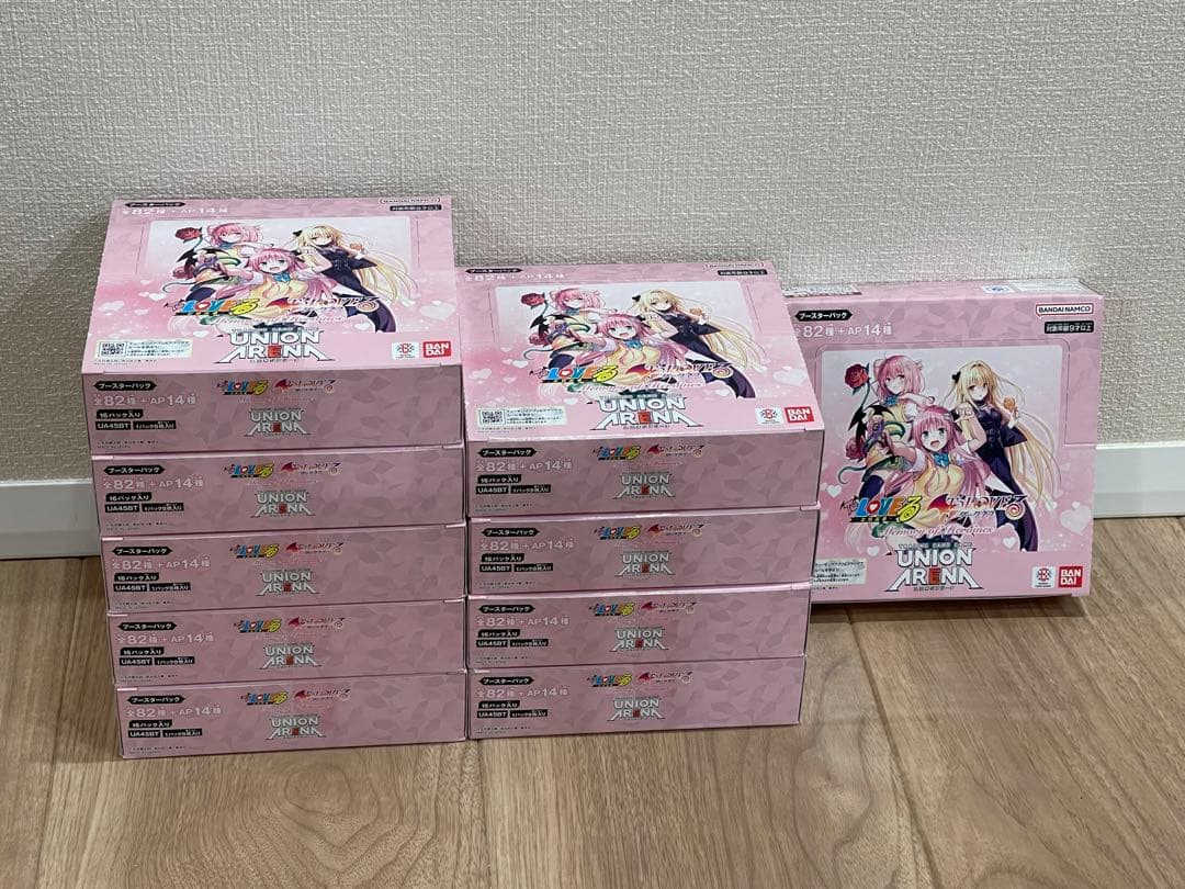 本日限り値下げ　ユニオンアリーナ　ToLOVEる10BOX 新品未開封テープ付き