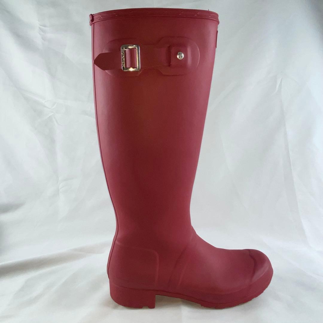 HUNTER ハンター レインブーツ レッド 24