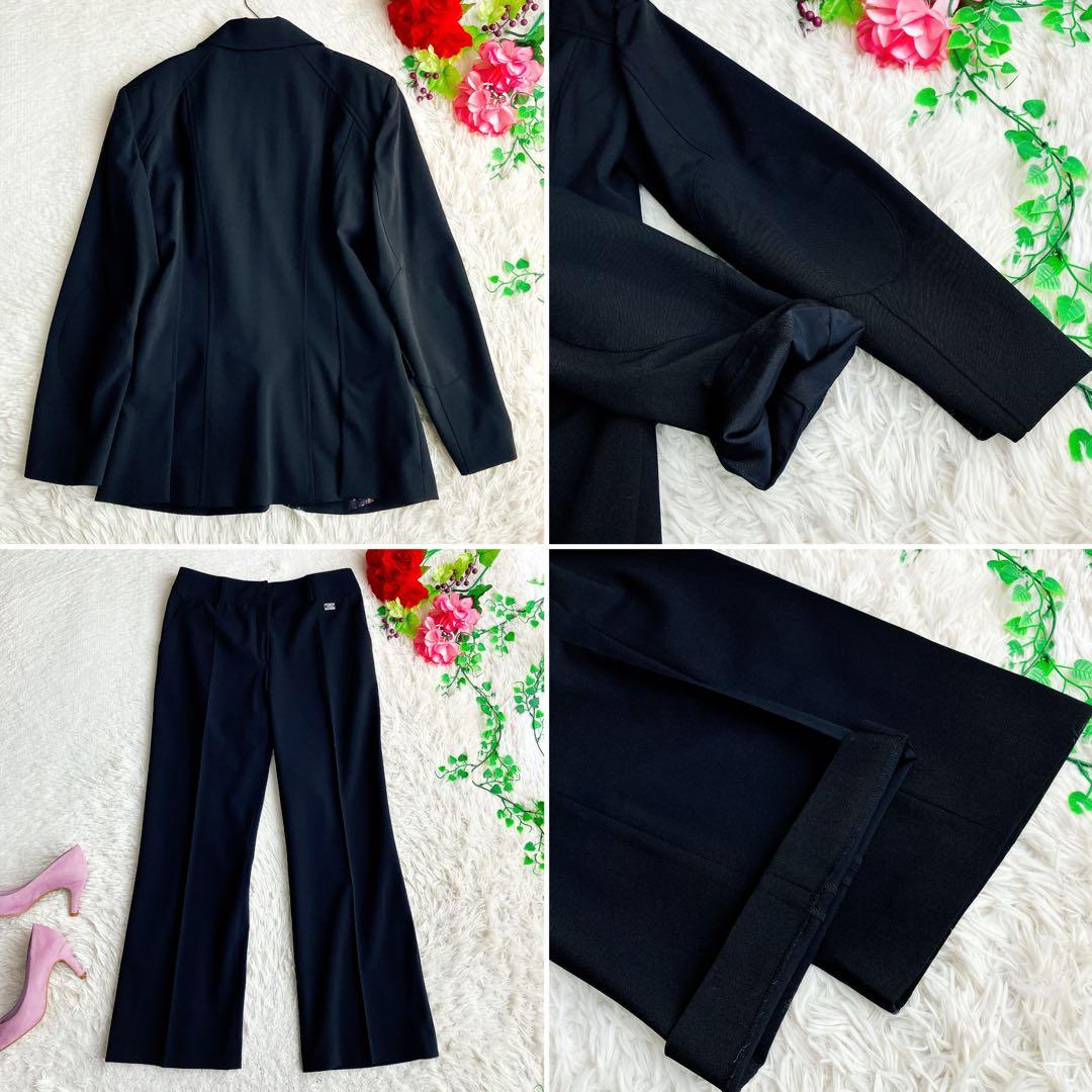 KENZOケンゾー★ストレッチ パンツスーツ セットアップ 総柄 ワイドフレア