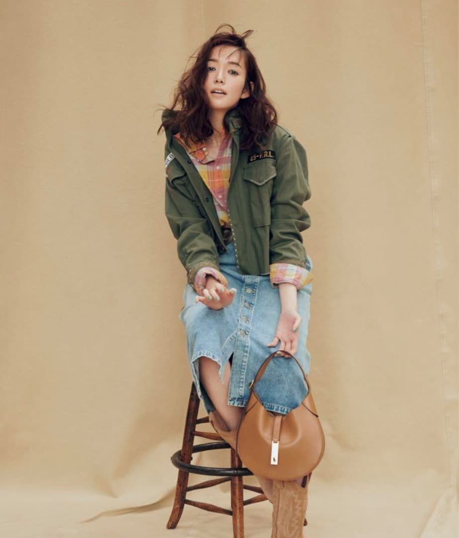 POLO ミリタリージャケット オリーブグリーン