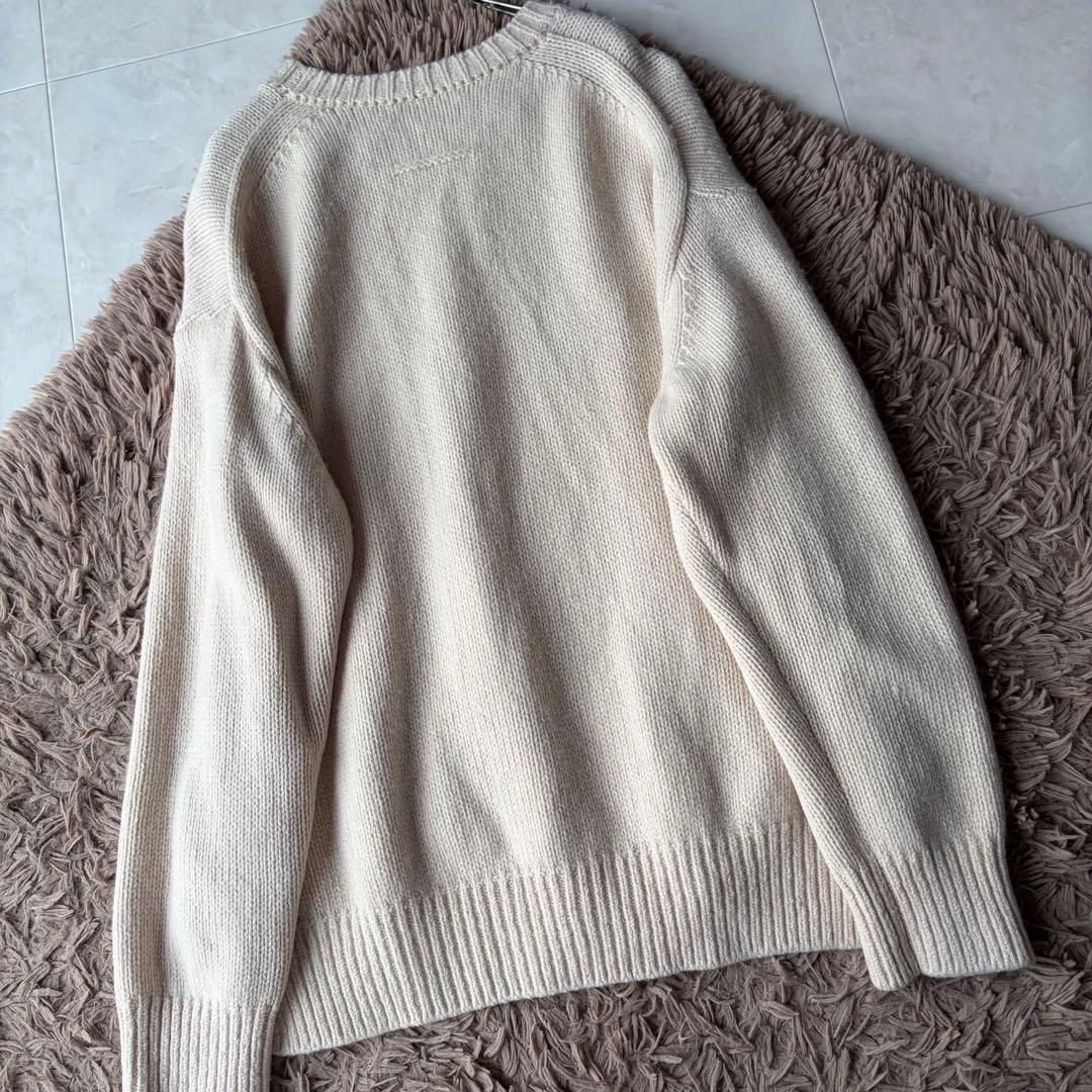 2023AW✨スローン 5G ジーロンラム×カシミヤ クルーネック ベージュ 2