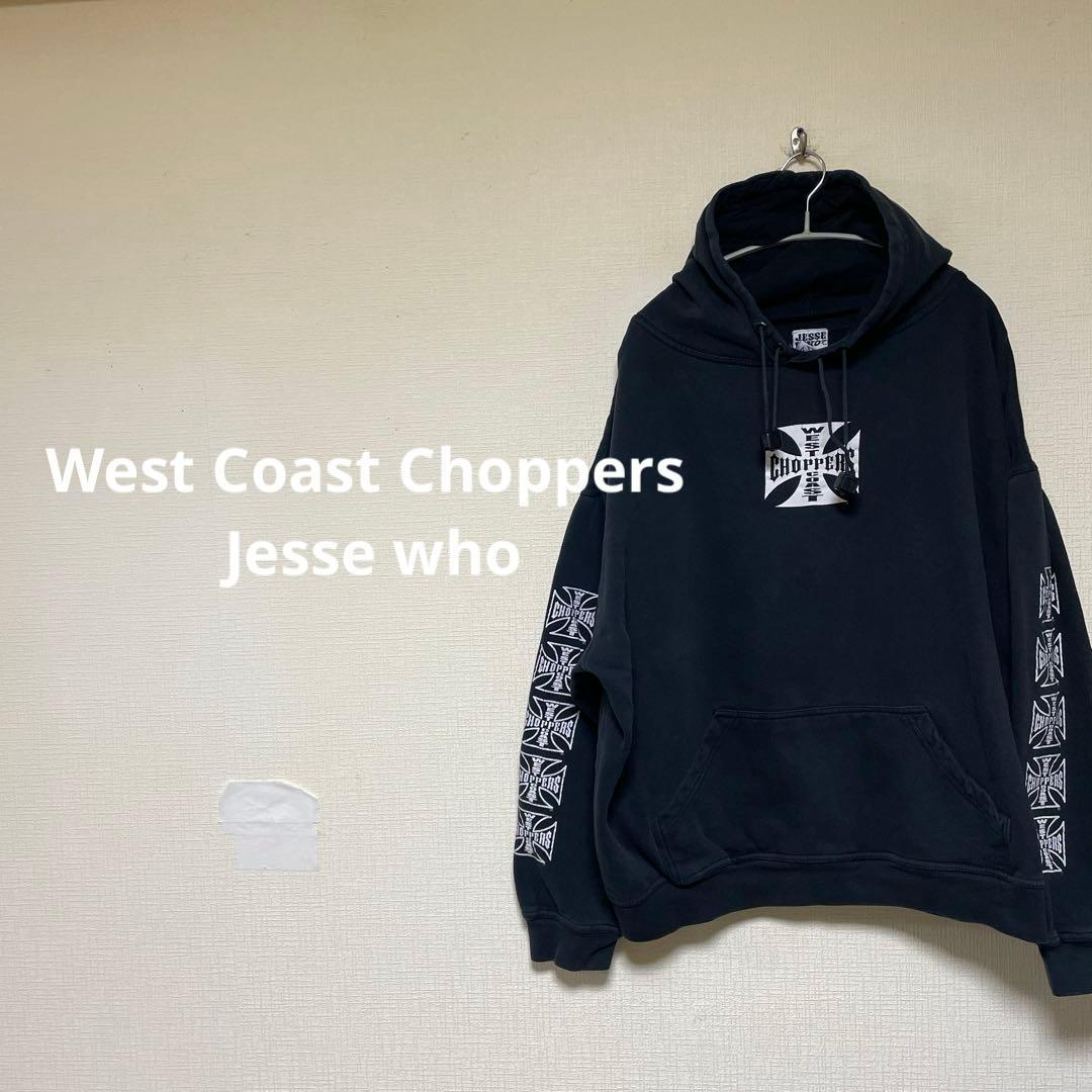 West Coast Choppers Jesse who パーカー ブラック
